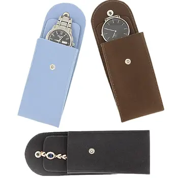 Сумка для хранения часов 1ШТ Портативная сумка для защиты часов Коробки для коллекции часов Защитная сумка для путешествий Удобный защитный чехол
