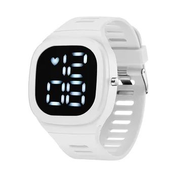 Известный бренд Спортивных часов Square College Style Простые Студенческие Электронные Часы LED Large Digital Electronic Non-smart Наручные Часы