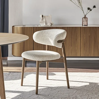 Обеденные стулья из винтажного дерева, удобные Уникальные дизайнерские стулья для отдыха, минималистичные Милые предметы домашнего обихода