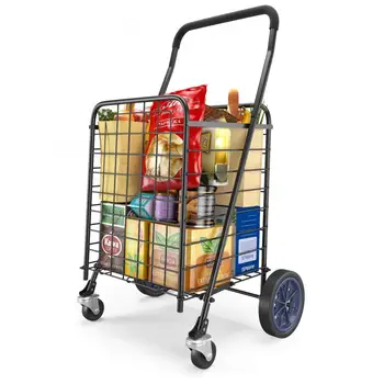 Регулируемая корзина для белья на стальных колесиках для прачечной, кухни или гаража (на складе в США)