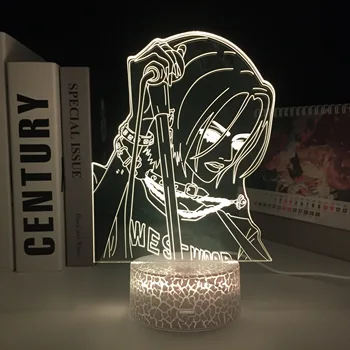 Аниме Фигурка Нана Осаки Нана Манга 3D Светодиодная Лампа Крутая Девушка Светодиодная Неоновая Батарея RGB Neon Touch USB Ночник Украшение Стола В комнате